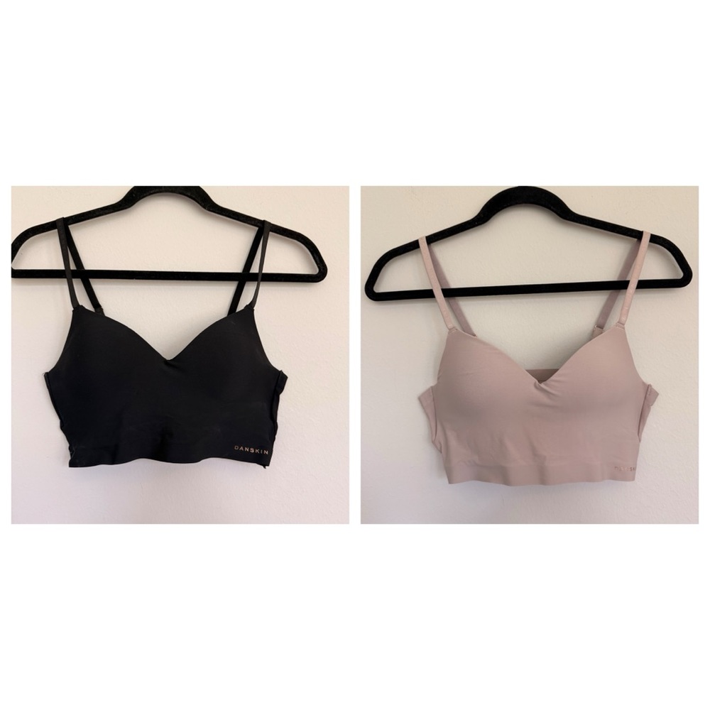 Danskin Smooth & Silky Invisible Edge Seamless Pull-on Wireless 2pc Bra/Bralette